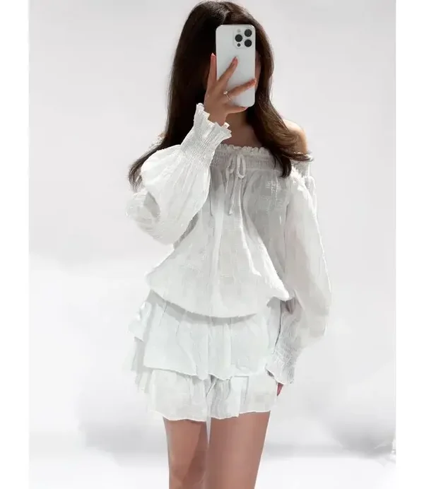 Charlotte Skort White