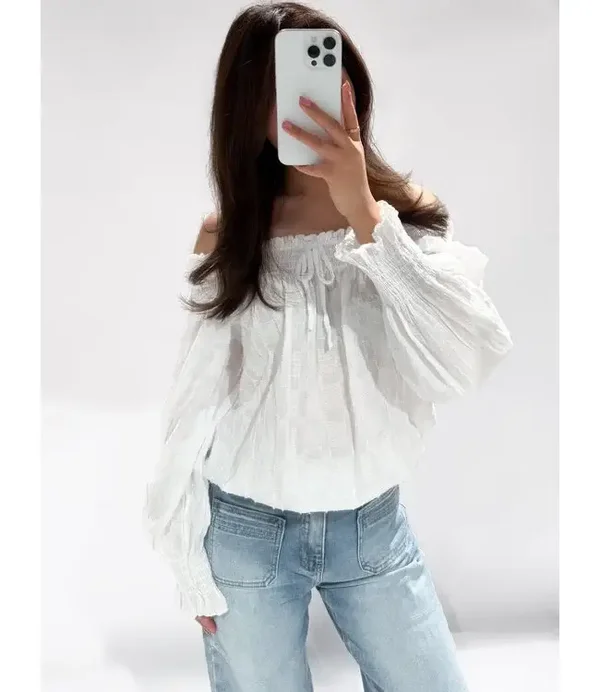 Charlotte Top White