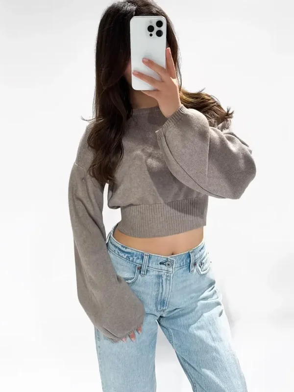 Nara Top Light Taupe (Pre Order)