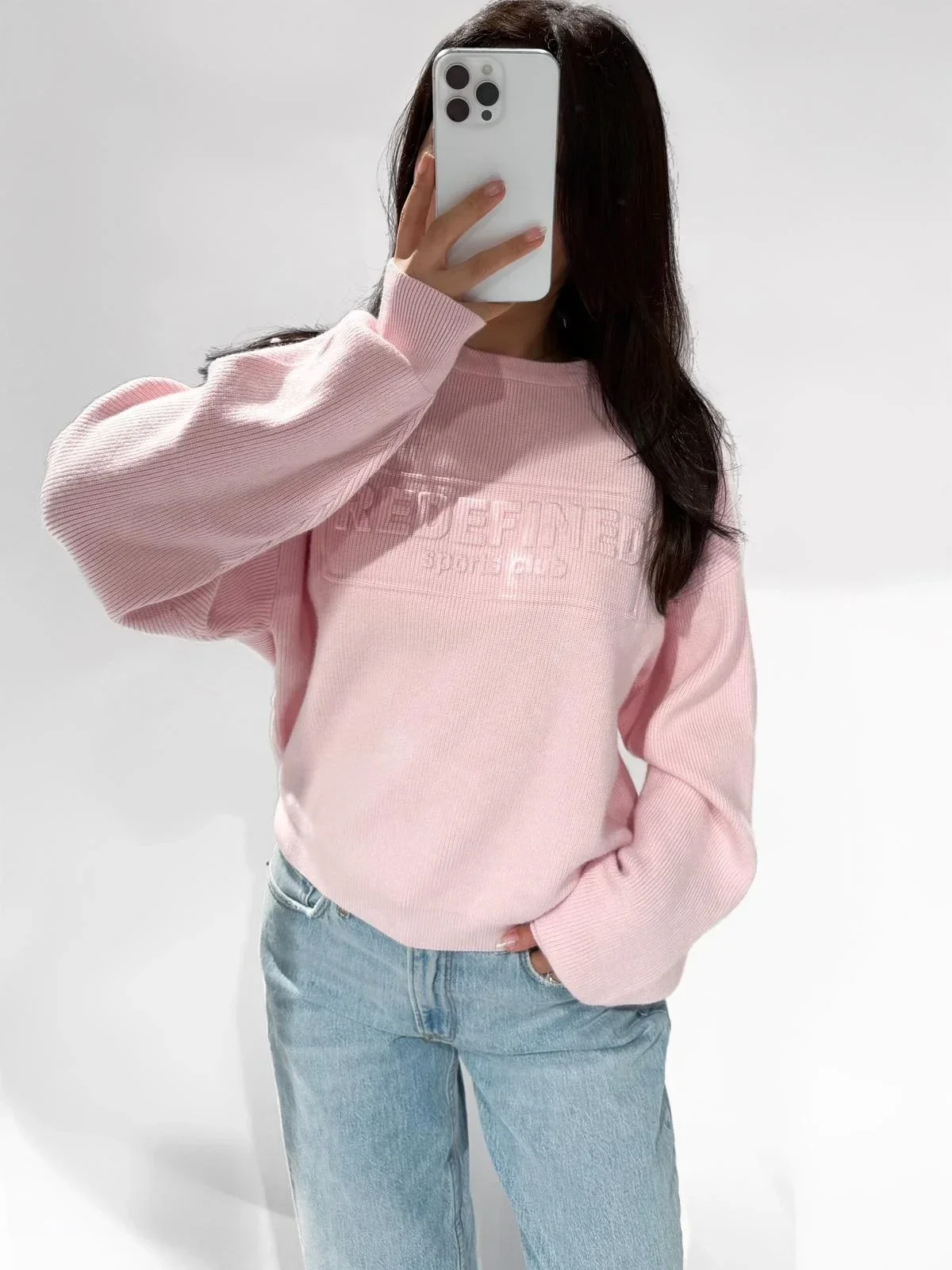 Redefined Ribbed Sweater Pink