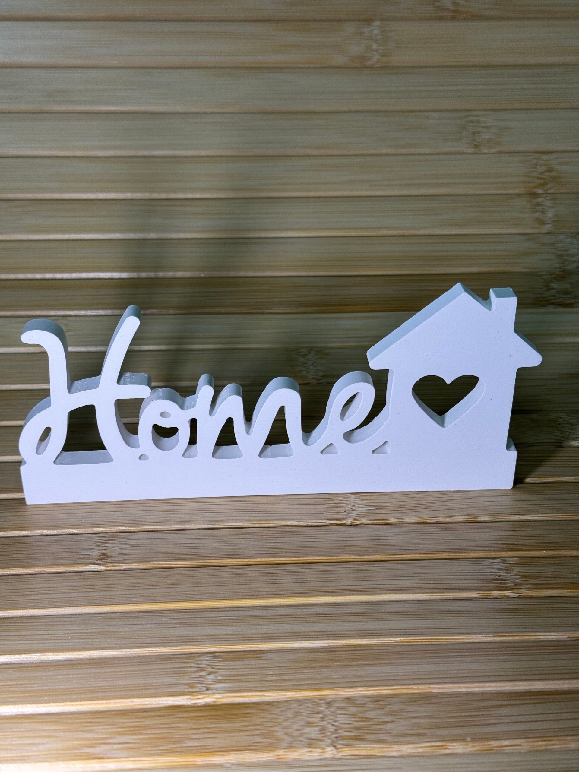 🏡 Handgemachte Keramik-Deko – „Home“