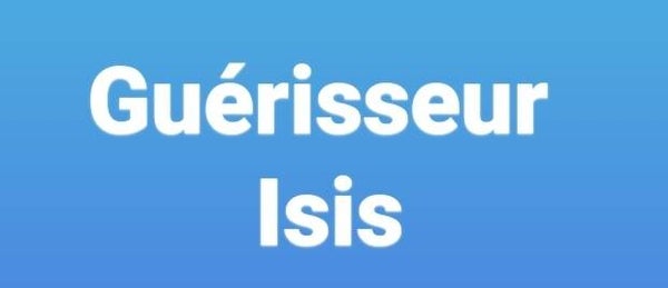 Formation Guérisseur Isis