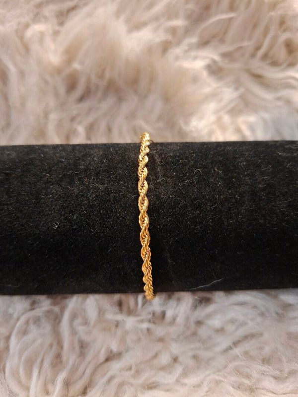 Goud twist armband