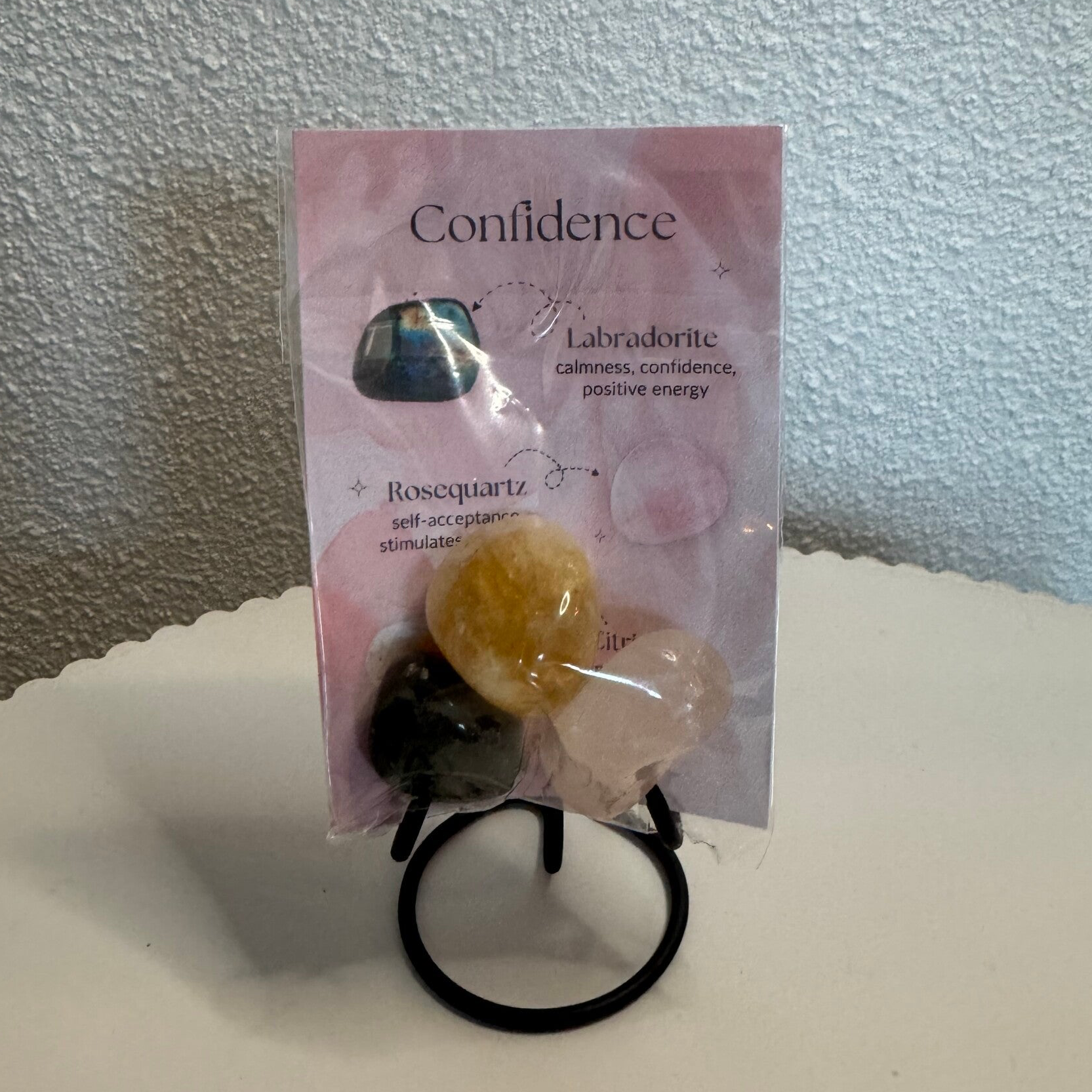 Confidence trommelstenen cadeauset