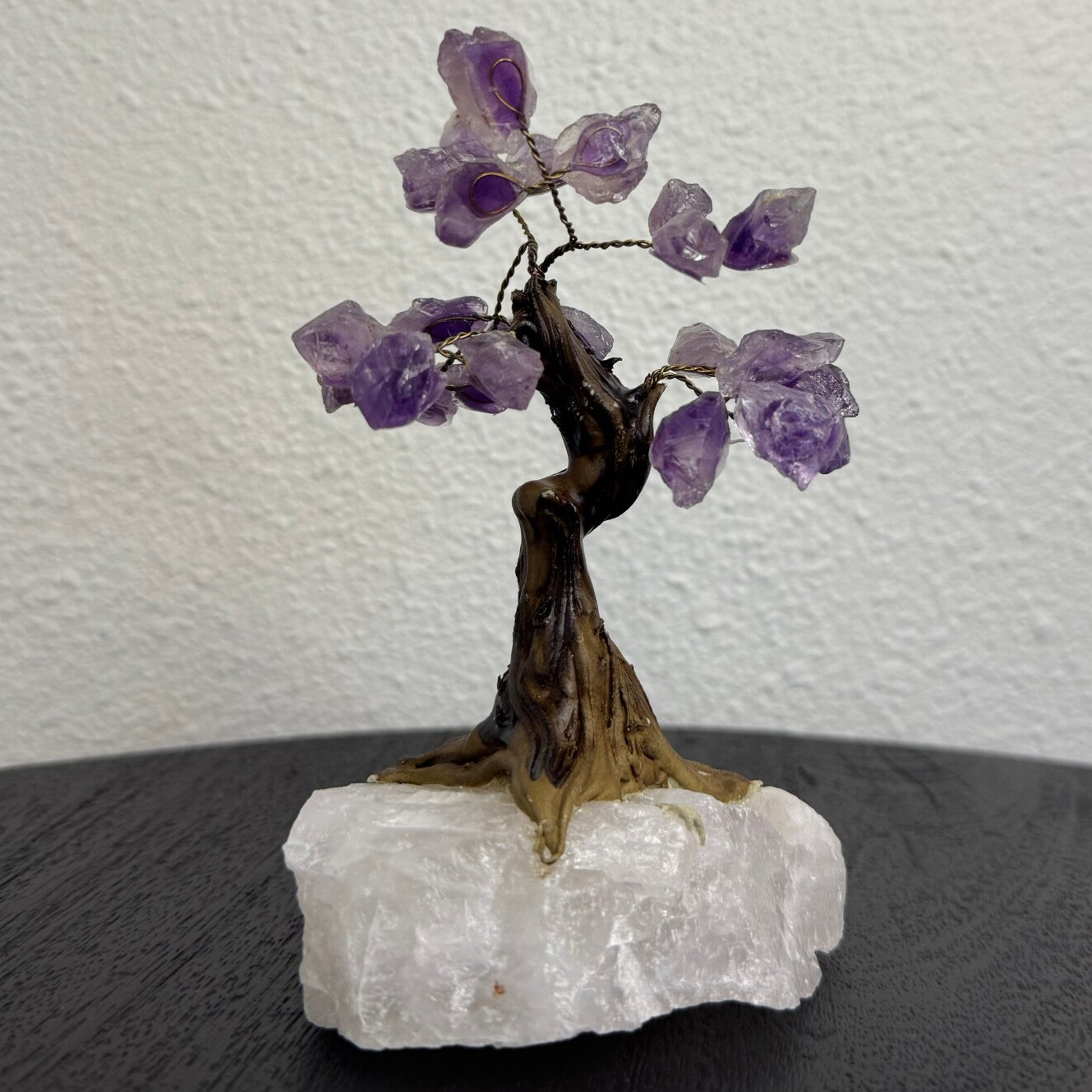Amethist Boom op Rozenkwarts