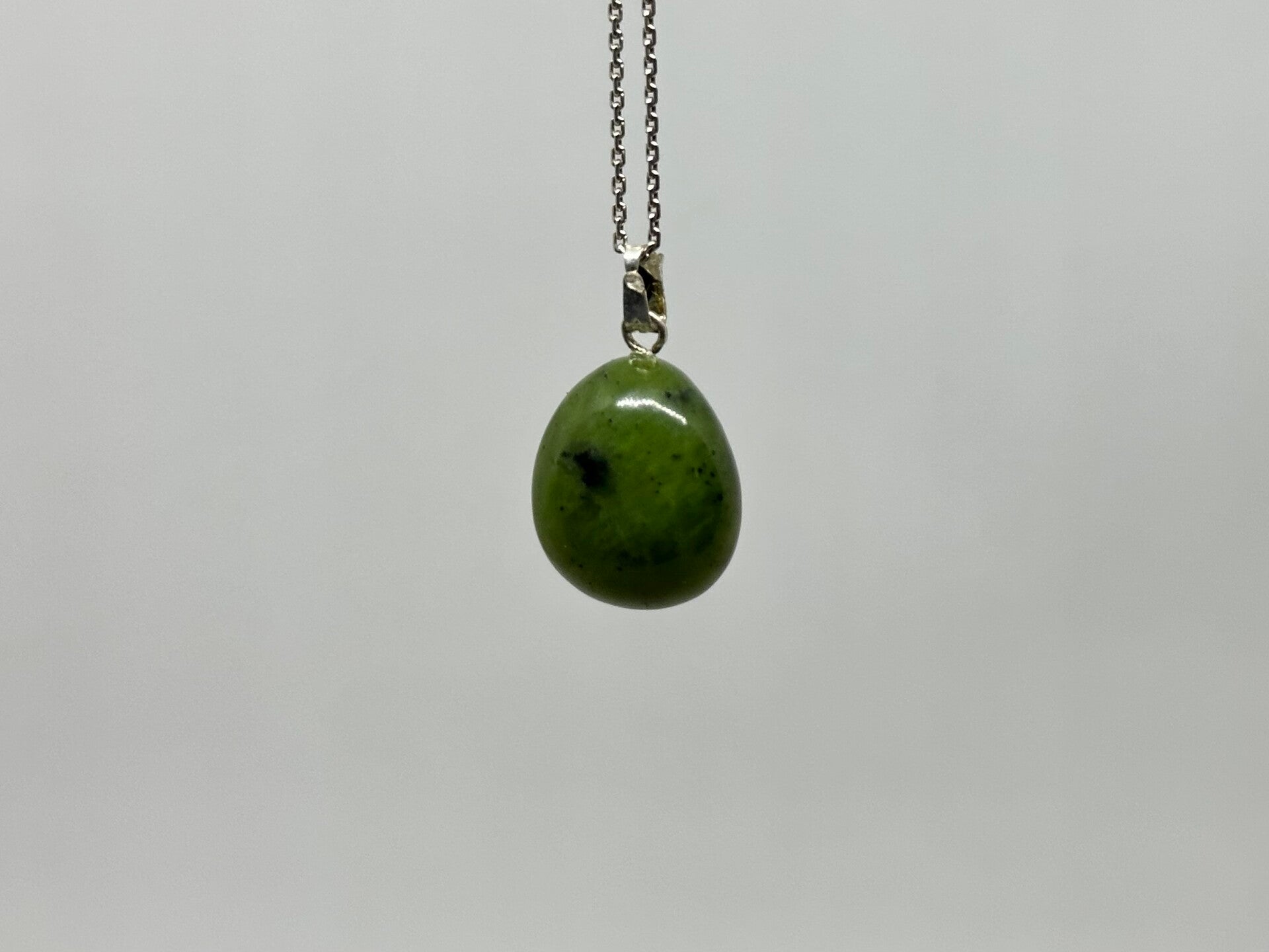 Groene jade hanger