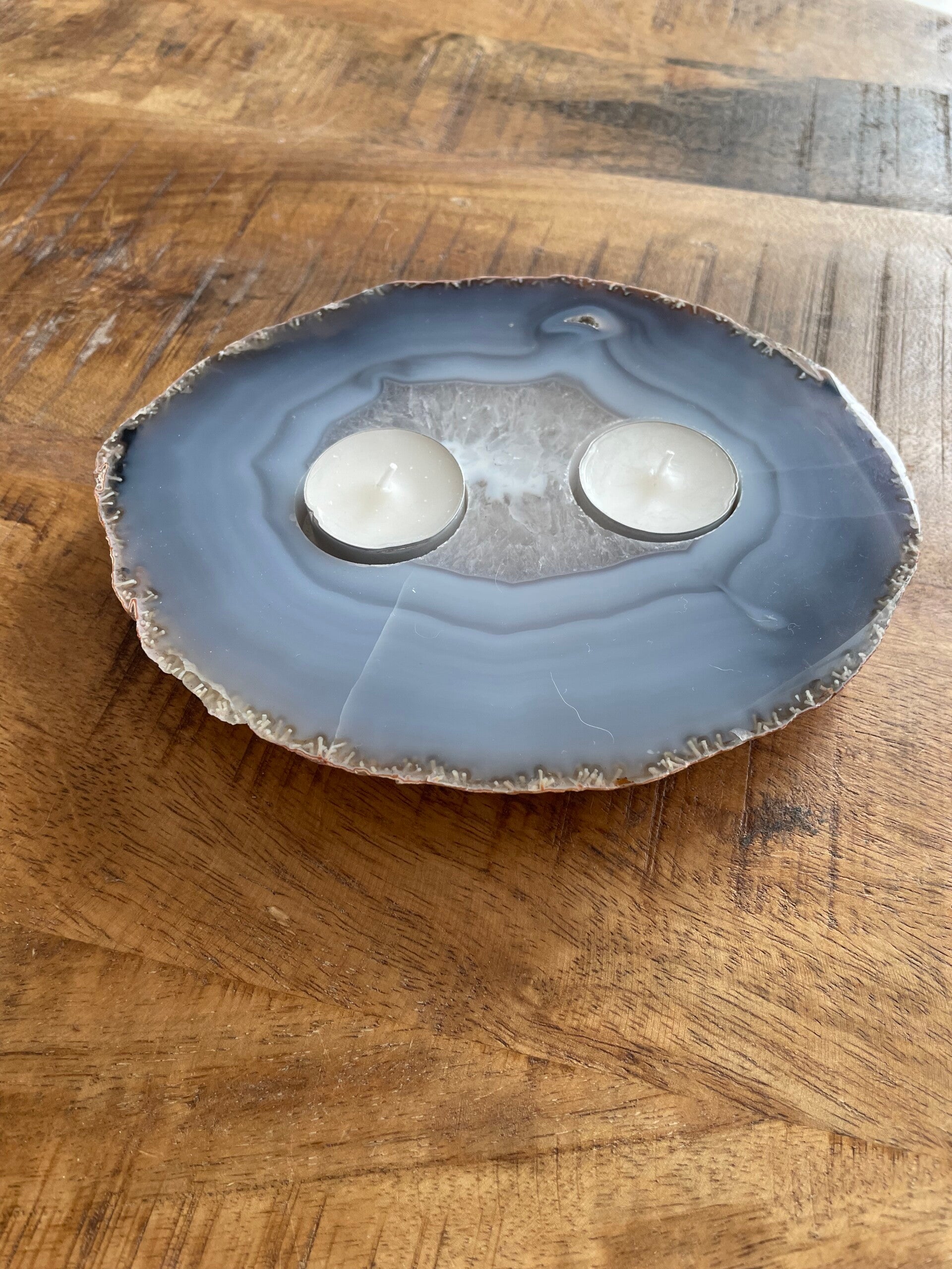 Agaat Waxinehouder
