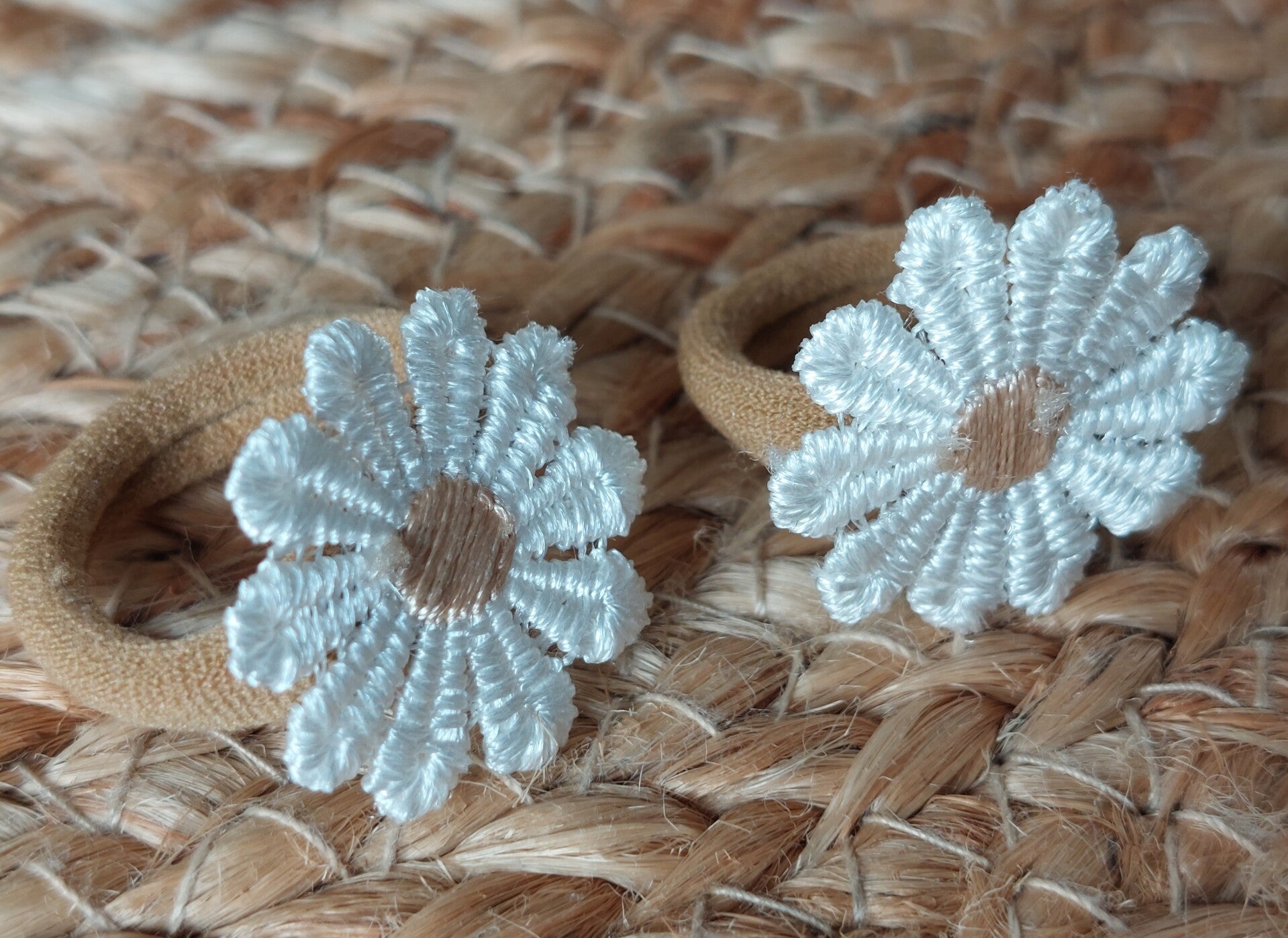 Haar elastiekjes bloem