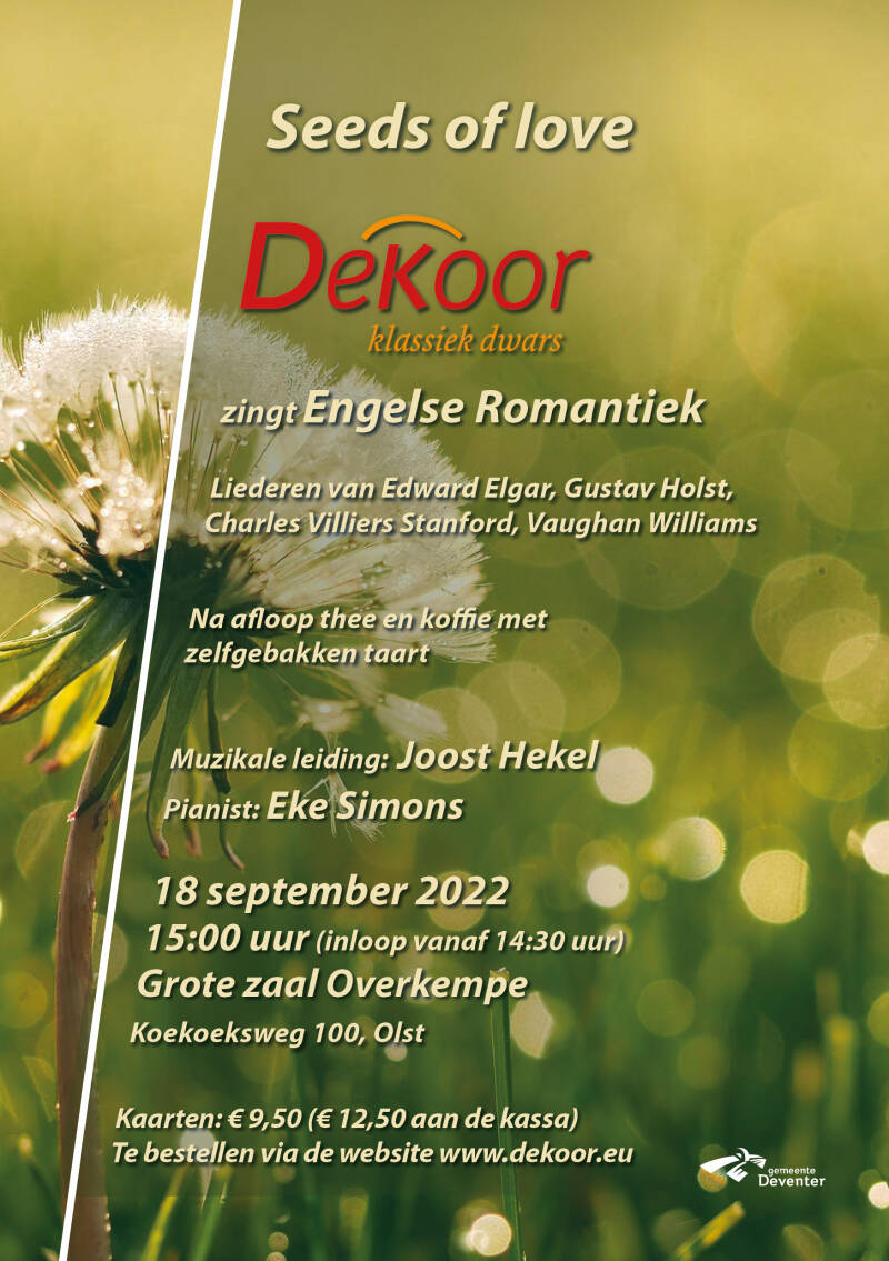 Poster concert mei 2019. Missa Solemnis van Mozart.