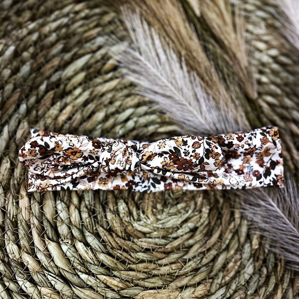 Haarbandje clay flowers