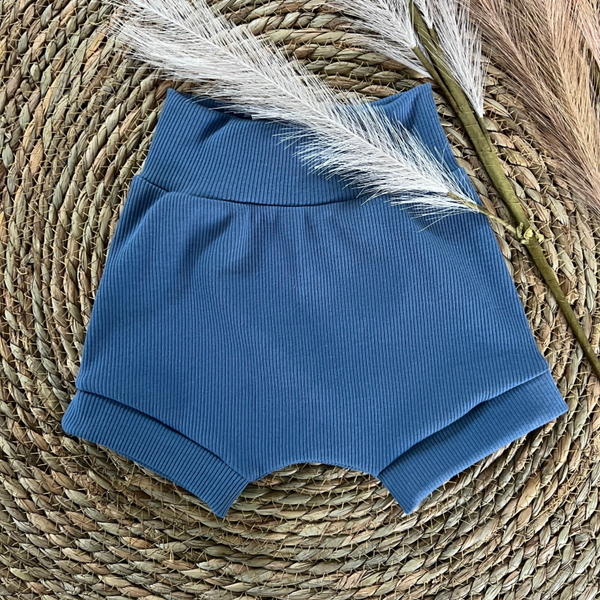 Shortie rib dark jeans