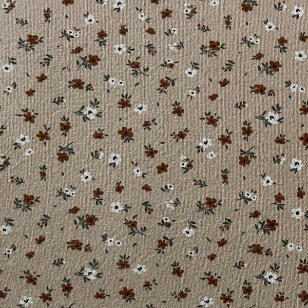 Boxpakje beige bloem