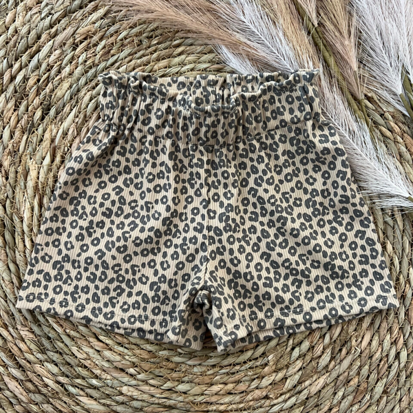 High waist short rib panter