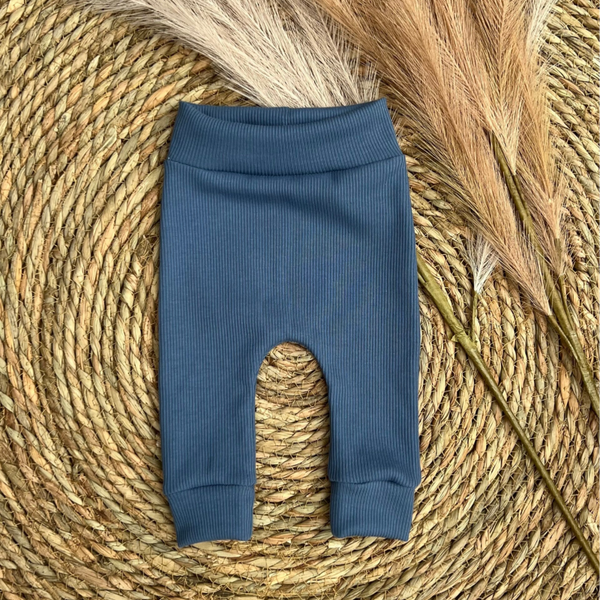 Broekje rib dark jeans