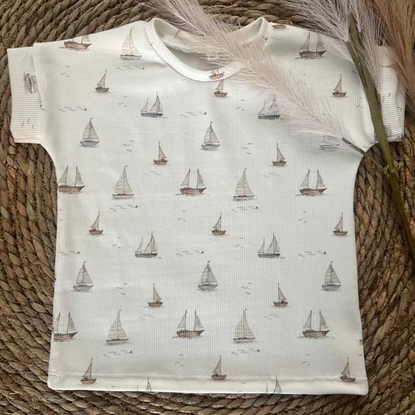 T-shirt rib bootjes