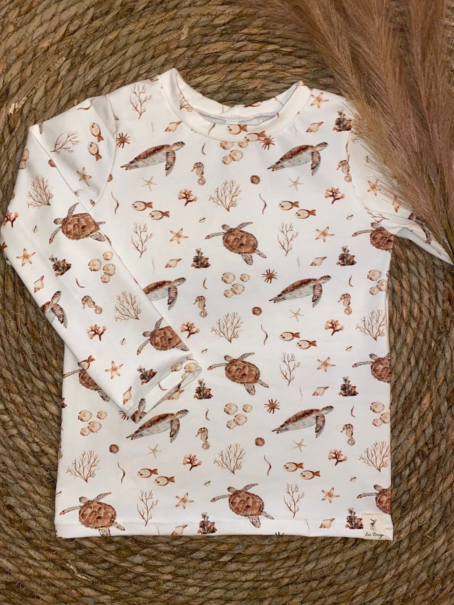 Longsleeve schildpadden