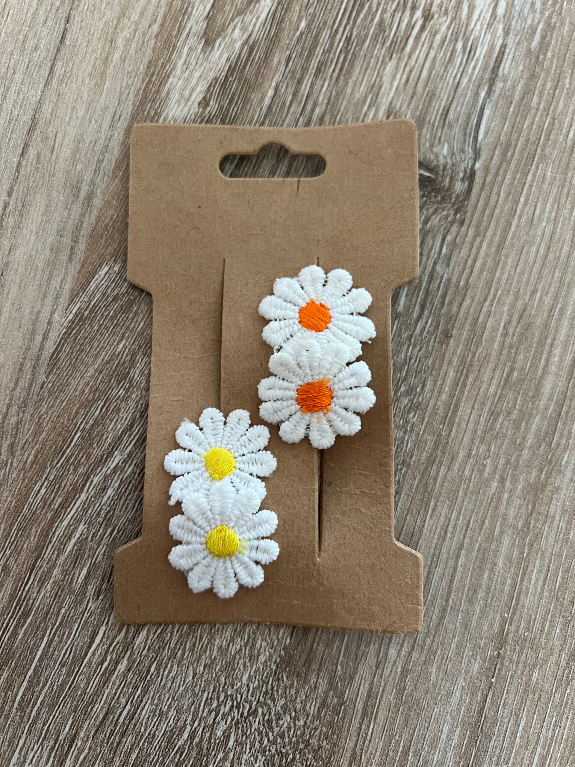 Anti slip geel/oranje bloem