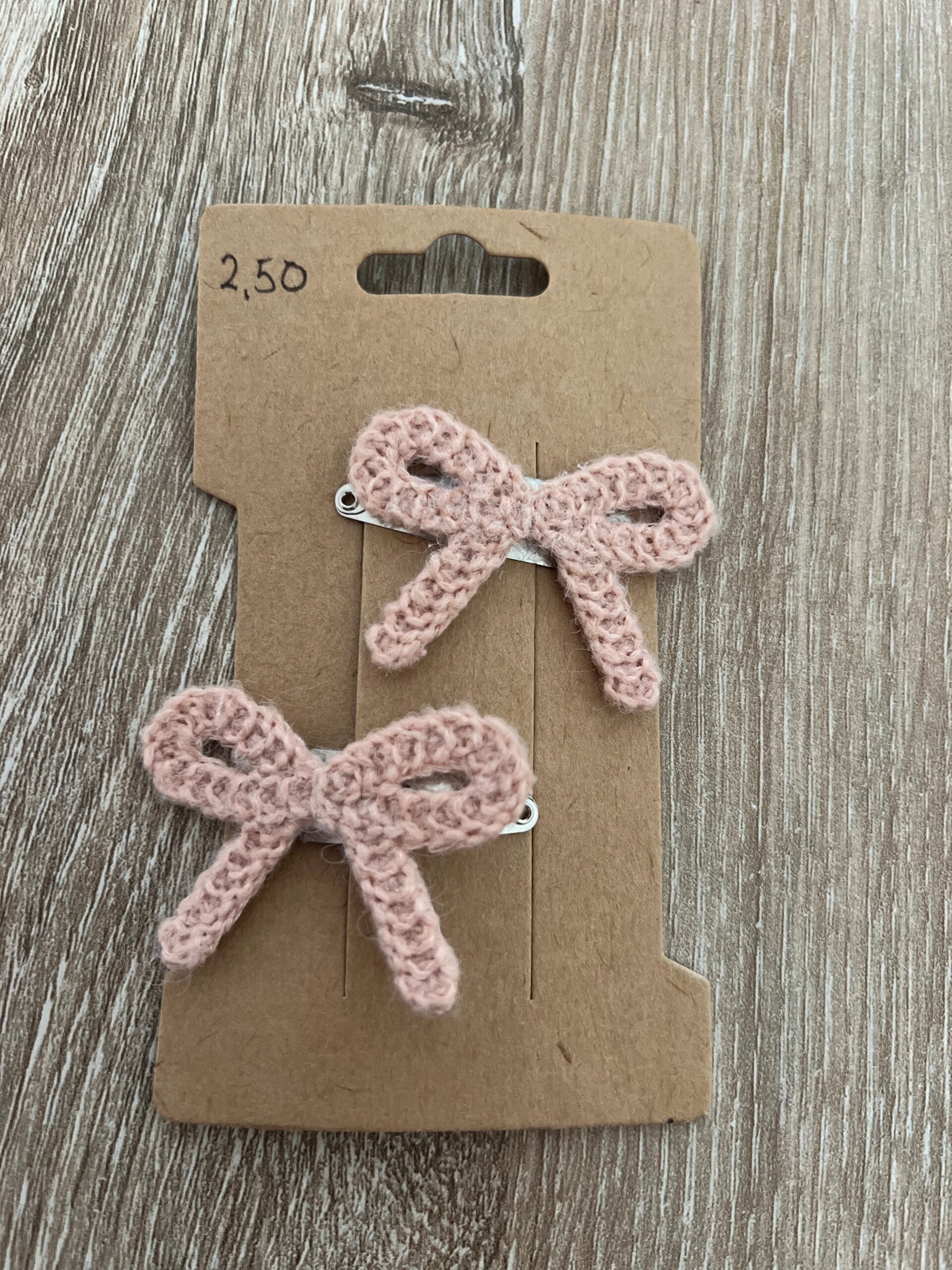 3cm zilver strikjes roze