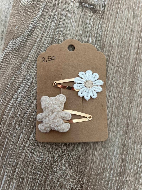 3cm goud beertje bloem