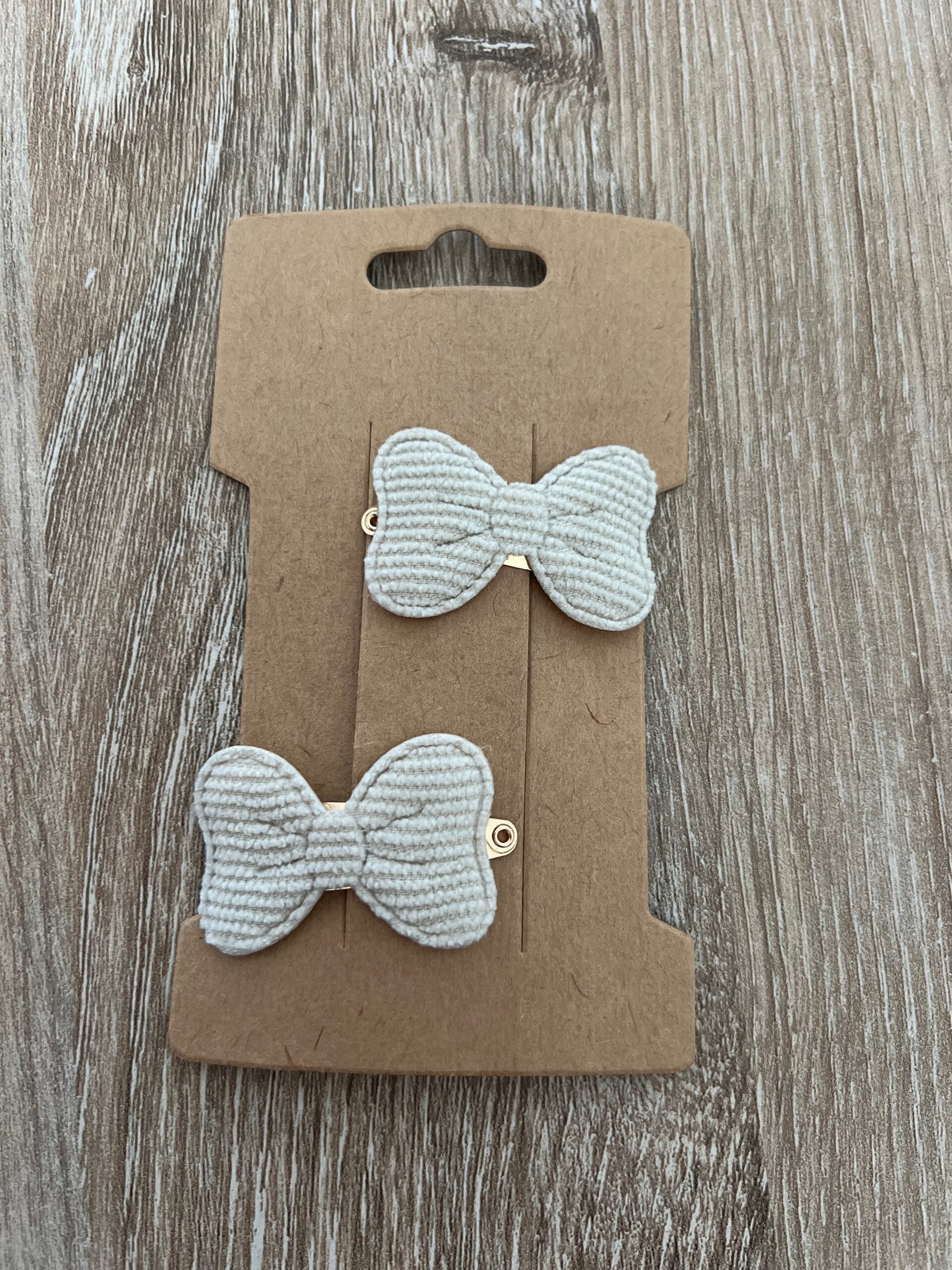 3cm goud beige strikjes