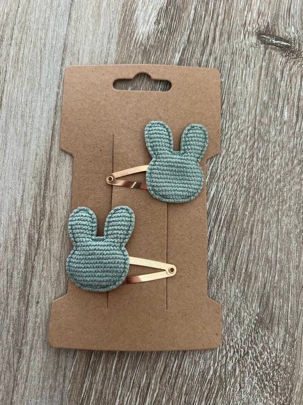 3cm goud konijn groen