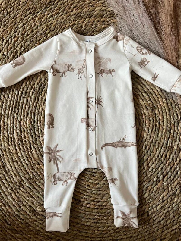 Boxpakje jungle taupe