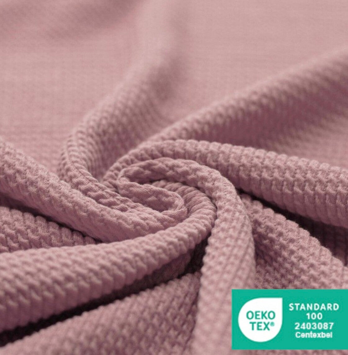 Sweater kabel oudroze