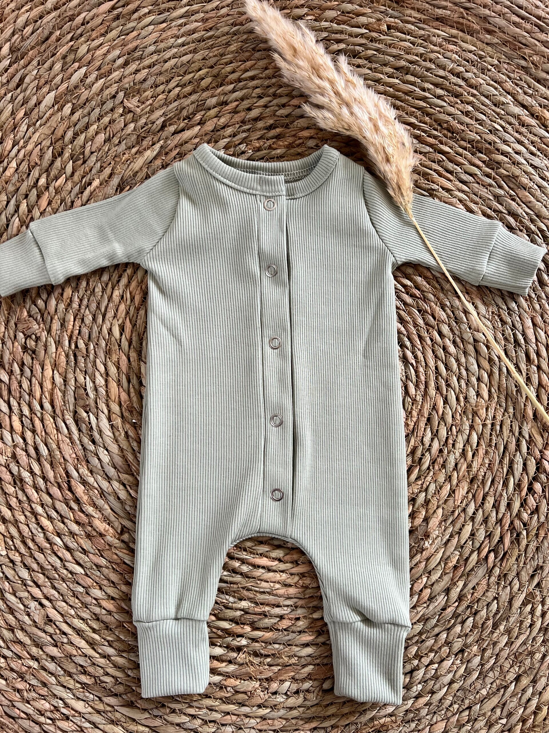 Boxpakje rib dusty green