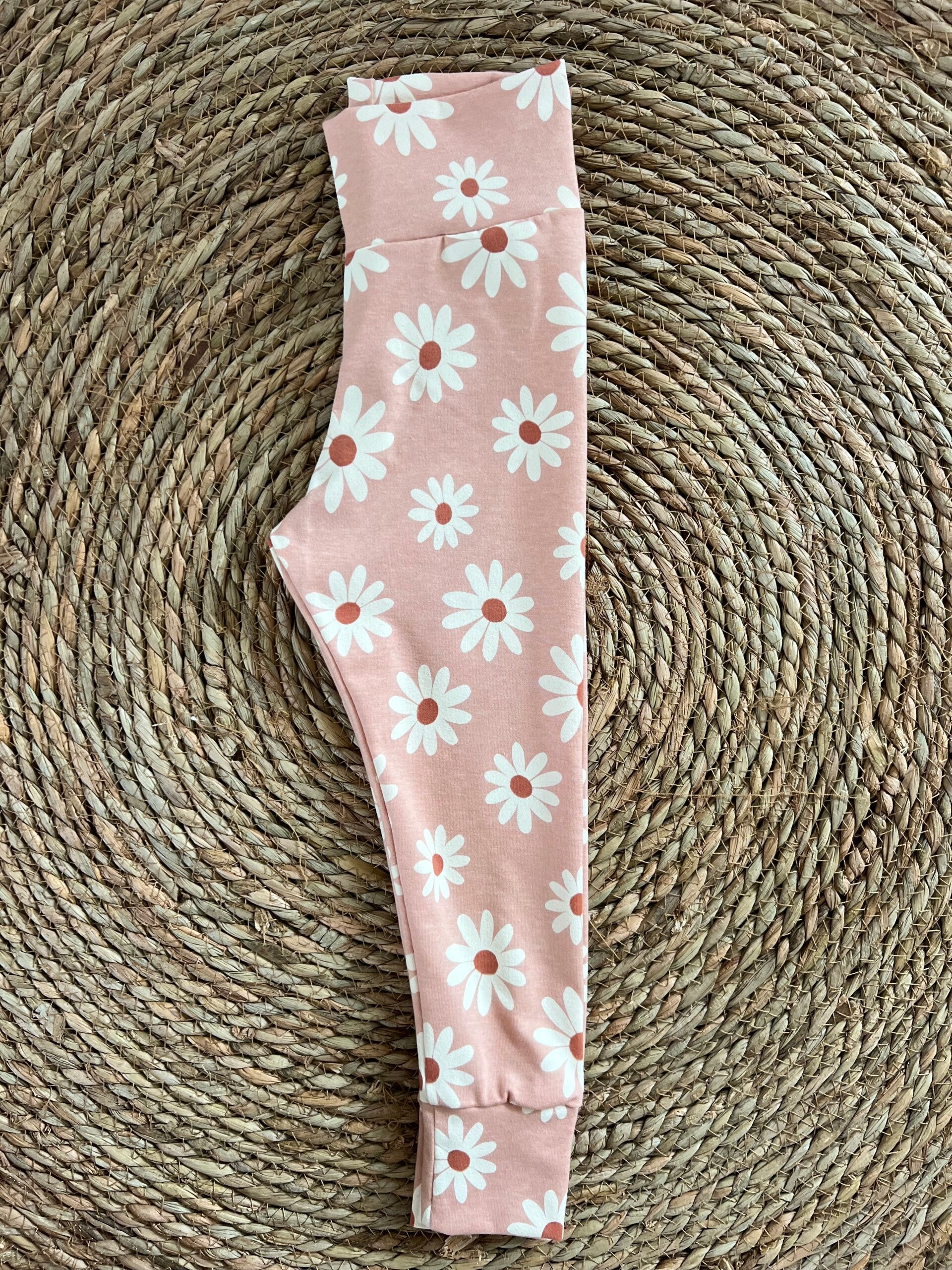 Legging madelief zalm