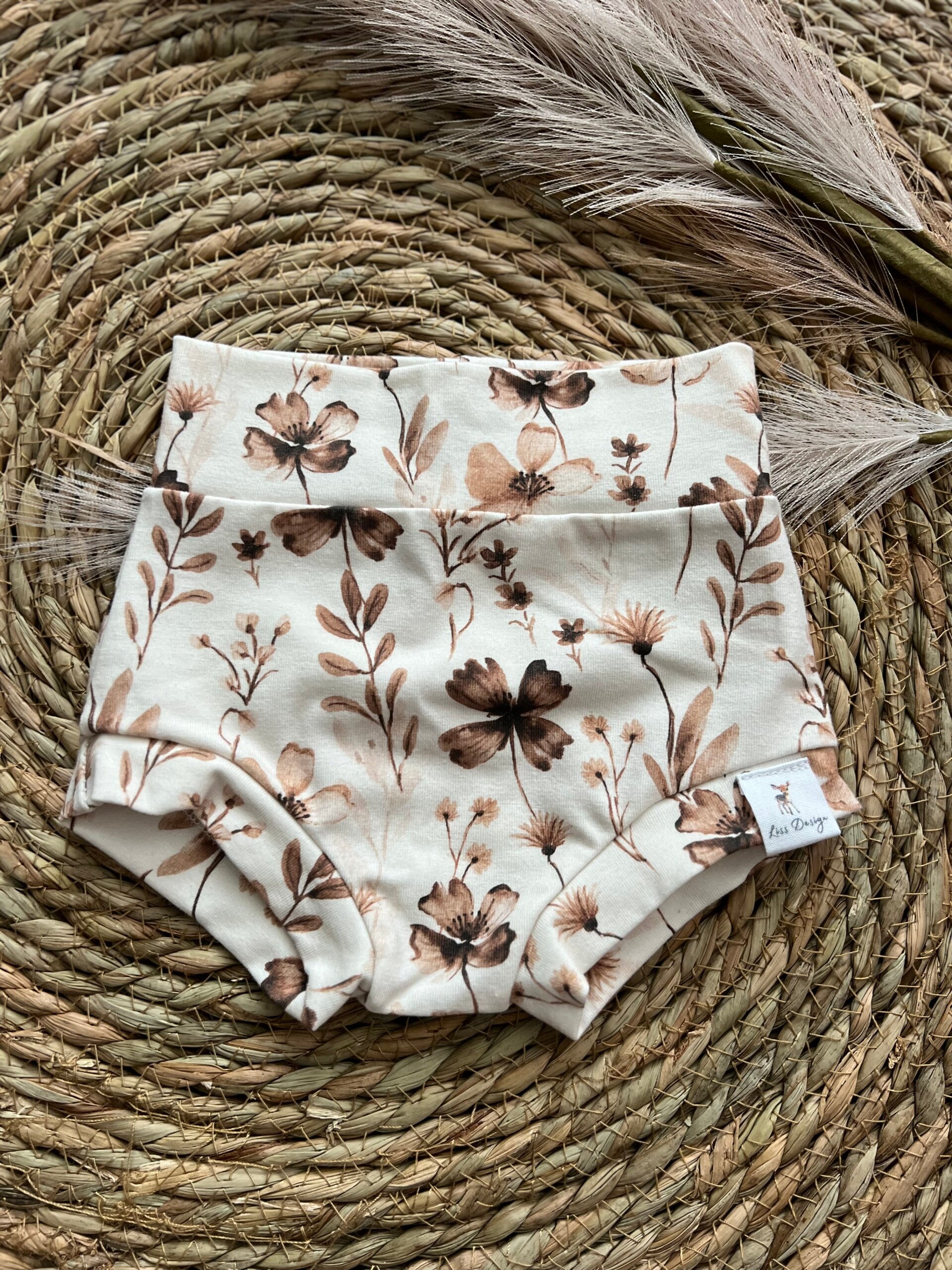 Bummie bruine bloemen