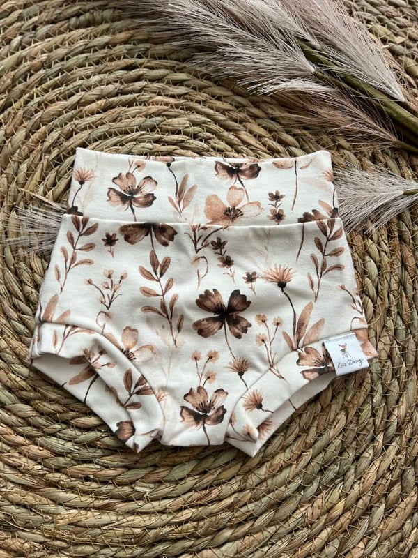 Bummie bruine bloemen