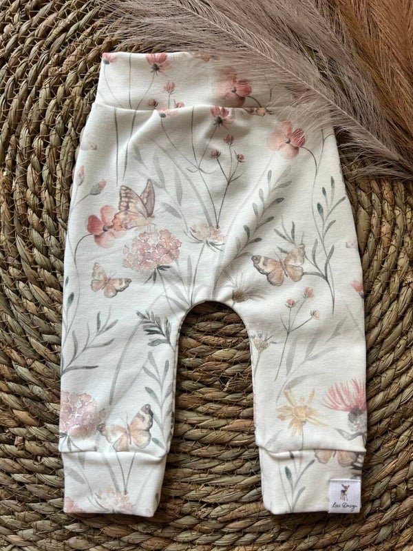 Broekje flowers & butterflies