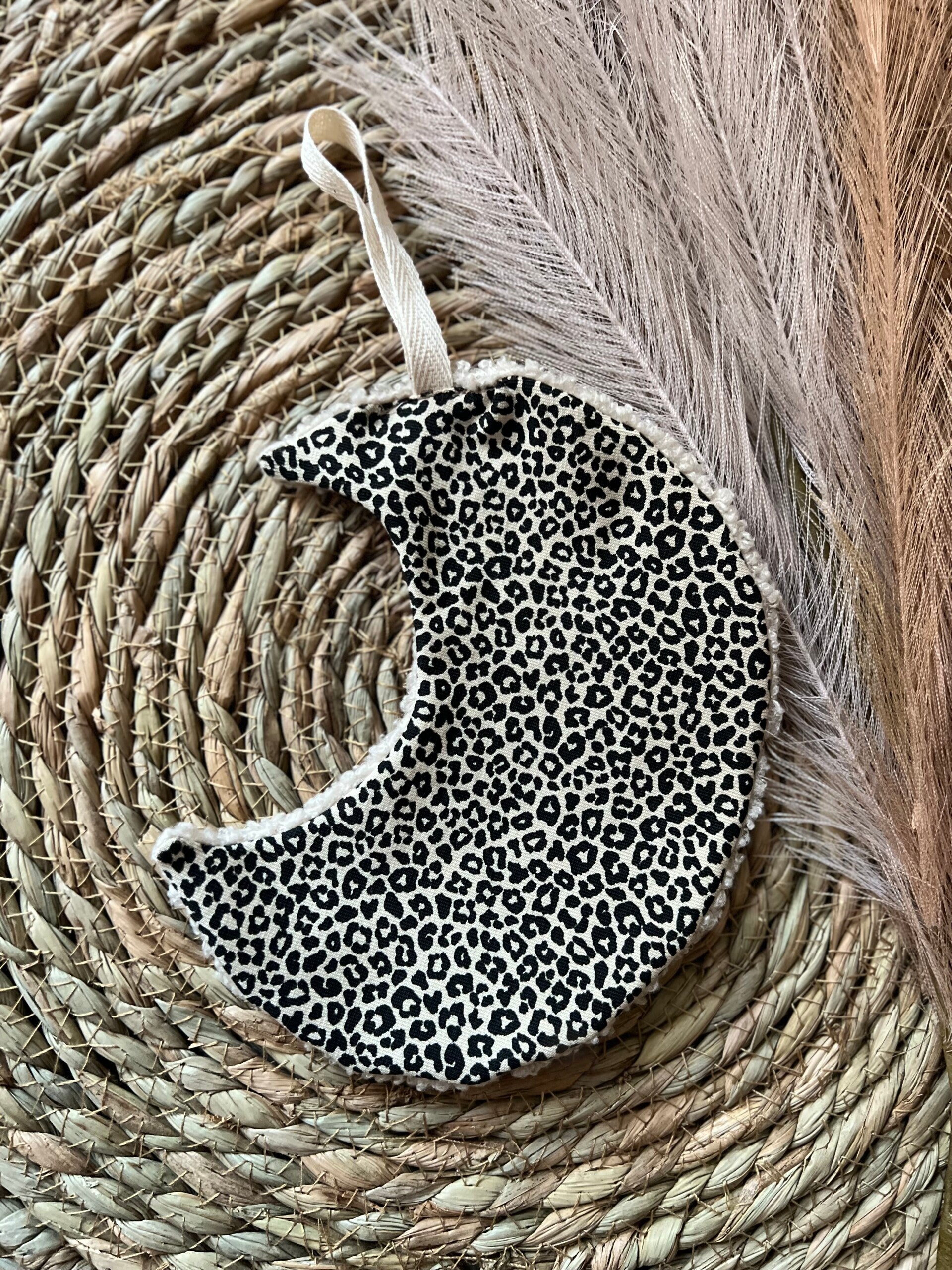 Speendoekje panter/teddy beige