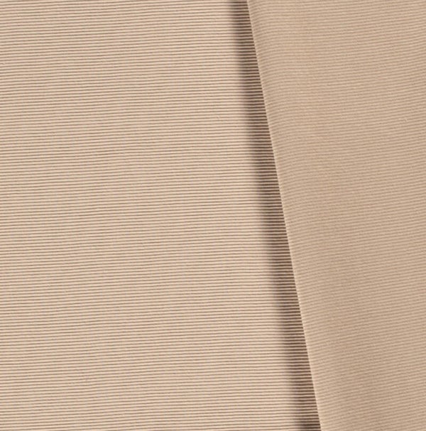 Shortie rib lichtbeige