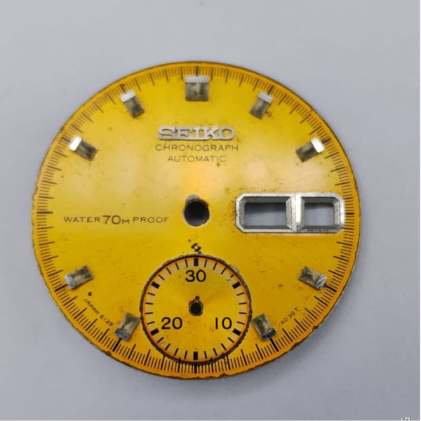 Ricambio Dial Seiko 6139 - 6030T Water 70M Proof Yellow