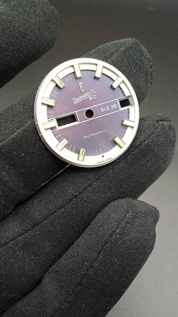 Quadrante Eberhard GLS 36 Automatico blu/violetto