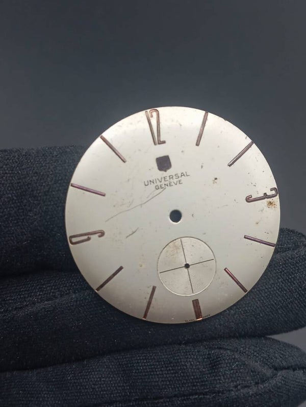 Ricambio Quadrante Universal Geneve carica manuale vintage   cod.E04
