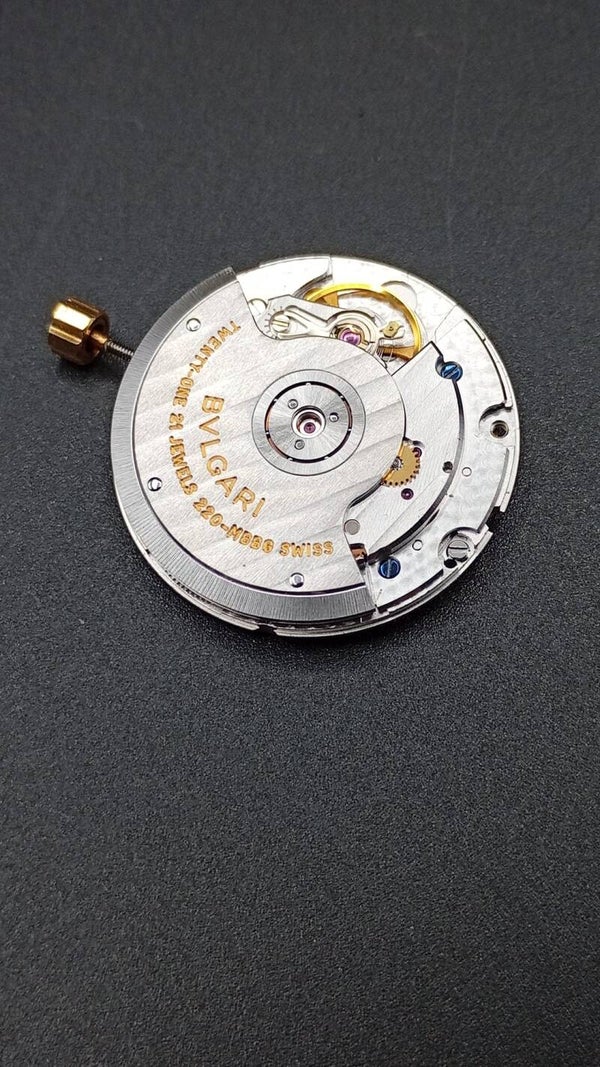 Movimento Bulgari 220-MBBG movement  automatic funzionante
