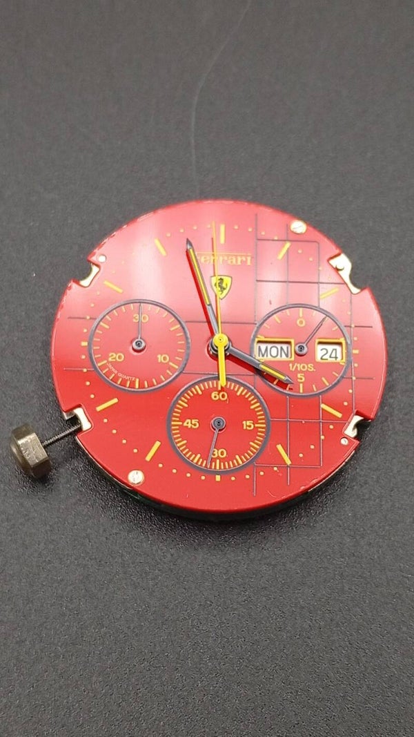 MOVIMENTO FERRARI CAL 531 CRONOGRAFO QUARZO COMPLETO DI DIAL E SFERE
