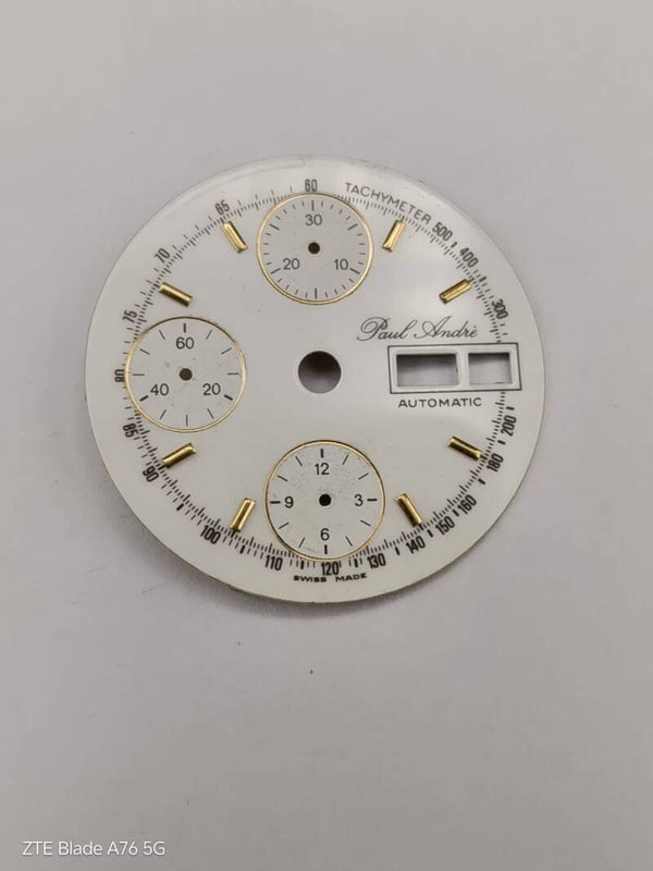 Ricambio Dial Pauol Andrè auotomatic valjoux 7750