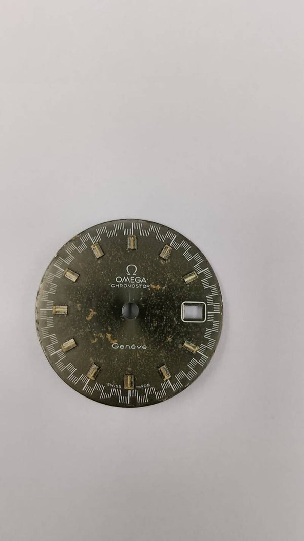 Dial Omega cronostop Jumbo Racing ref 146.012