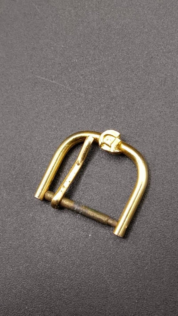 Fibbia Altanus vintage Plaqu oro 14mm
