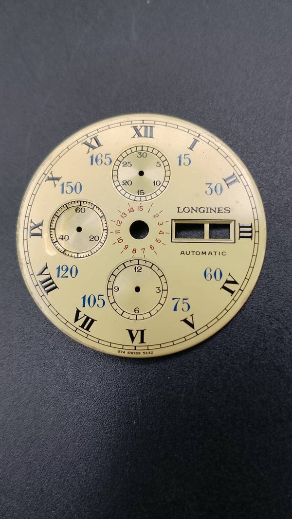 Parti di ricambio Dial Longines Lindbergh Hour Angle cronografo originale
