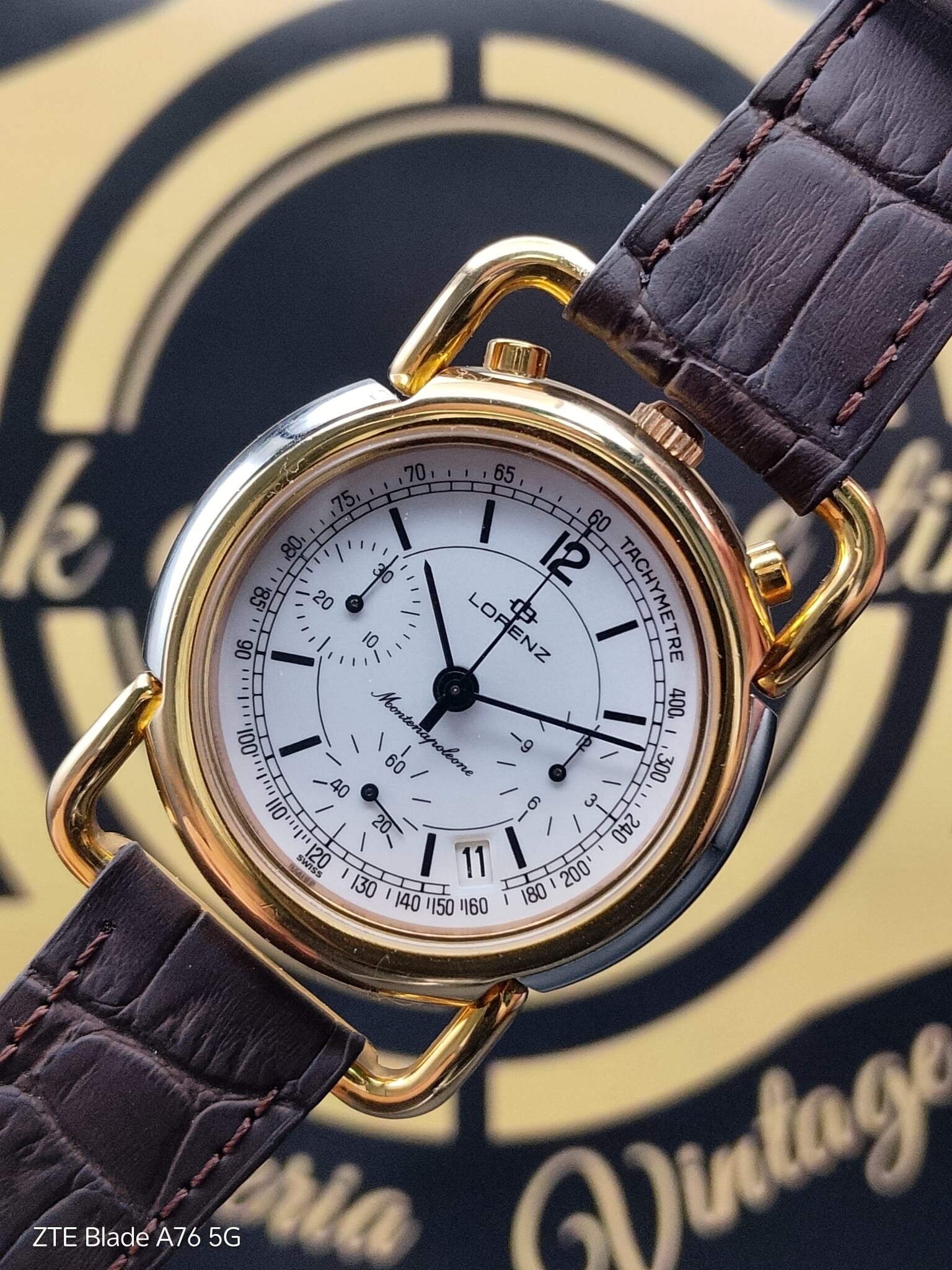 Orologio Lorenz Montenapoleone cronografo meccanico swiss made