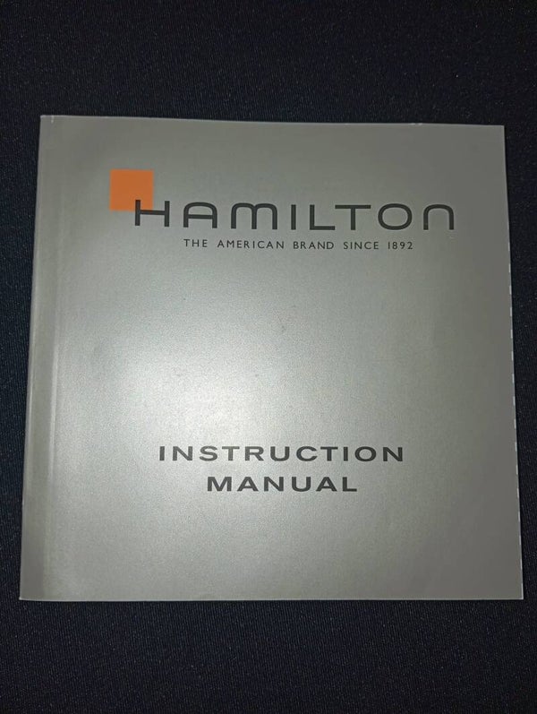 Libretto uso e manutenzione orologio Hamilton