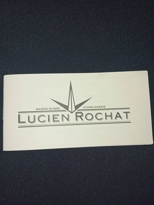 Libretto uso e manutenzione orologio Lucien Rochat