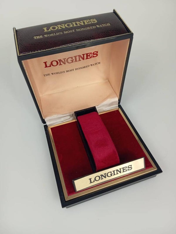 Scatola  Longines Rara Vintage per Cronografo Nonius in oro