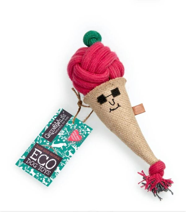 Green & Wilds Connie Cornet Eco Dog Toy