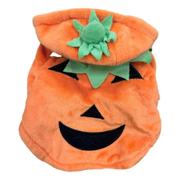 Halloween Pumpkin Warm Hoody for Extra Small Dogs