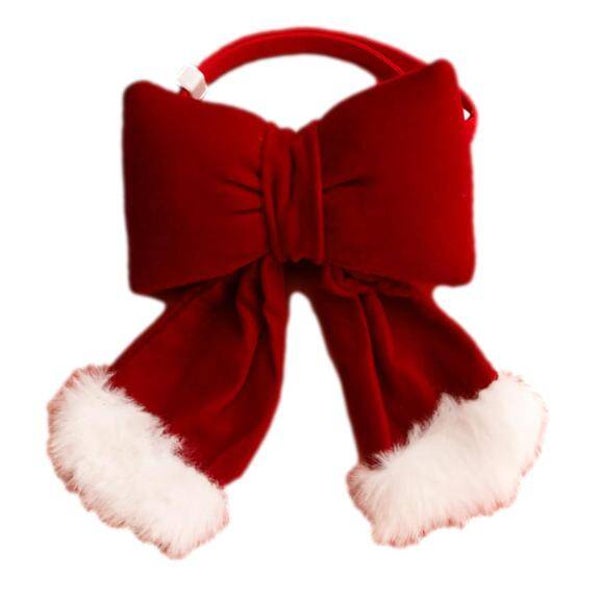 Luxury Christmas Santa Velvet Bow Tie in 2 Sizes